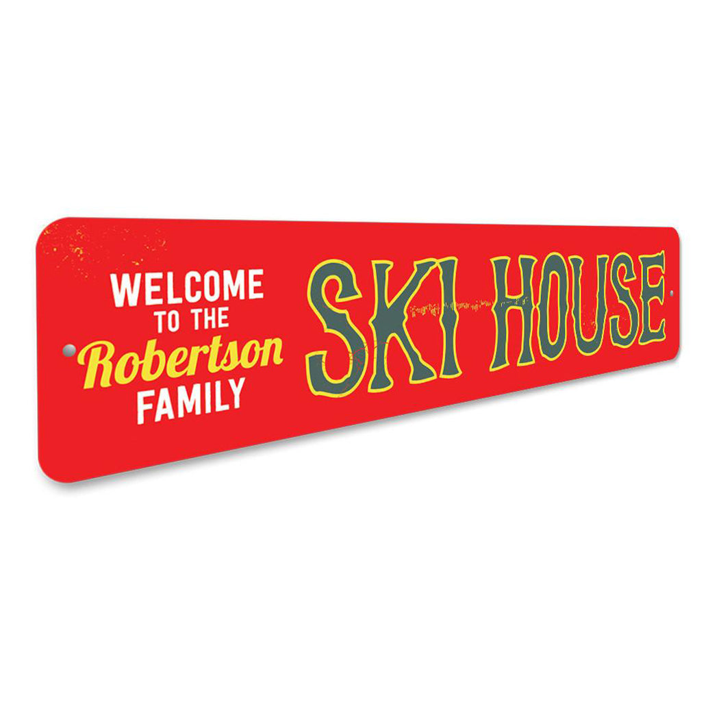 Ski House Sign