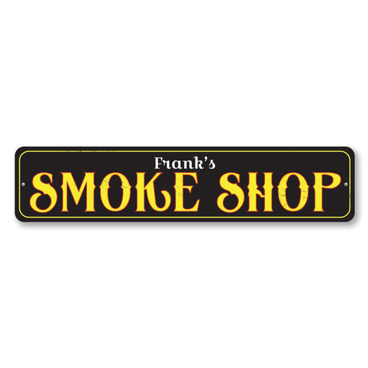 Smoke Shop Metal Sign