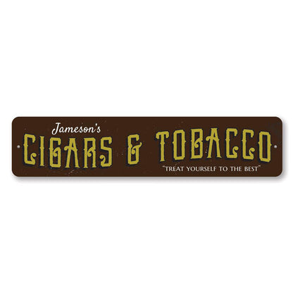 Cigars & Tobacco Metal Sign