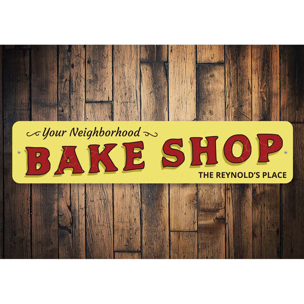 Neighborhood Bake Shop Sign