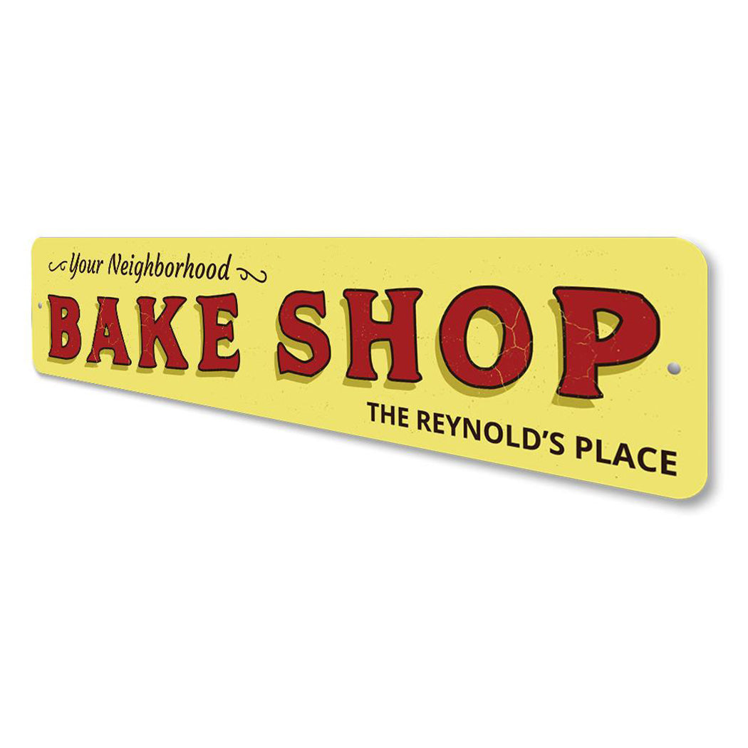 Neighborhood Bake Shop Sign
