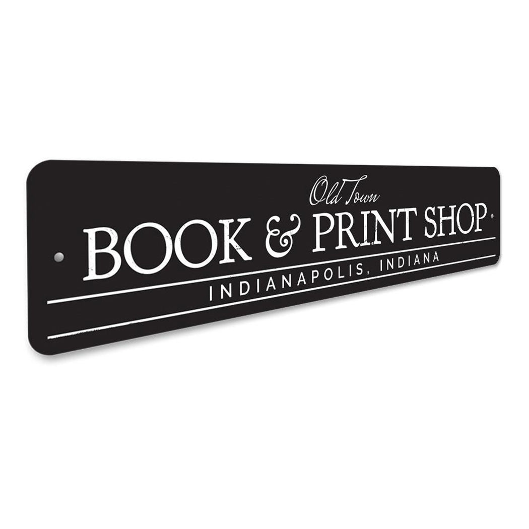 Book & Print Shop Sign