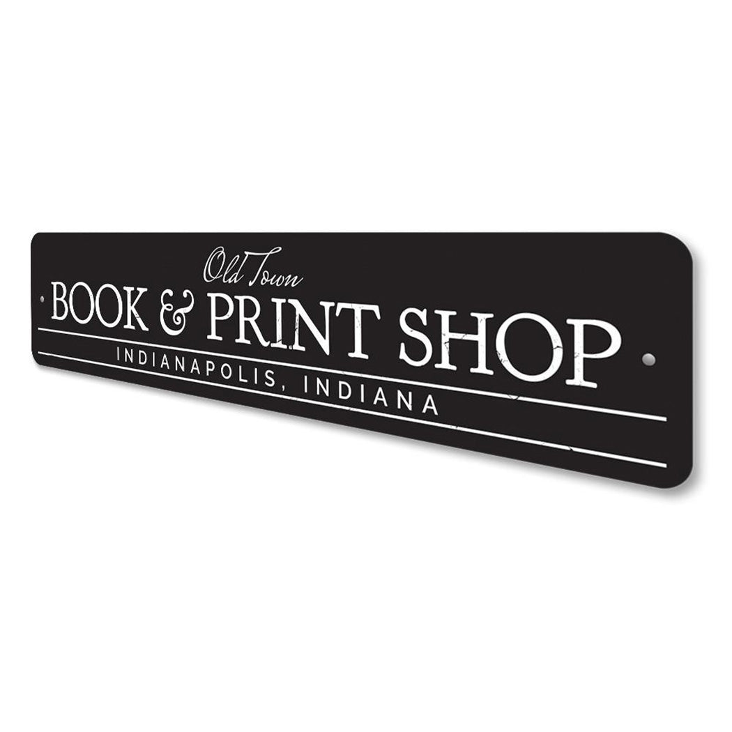 Book & Print Shop Sign