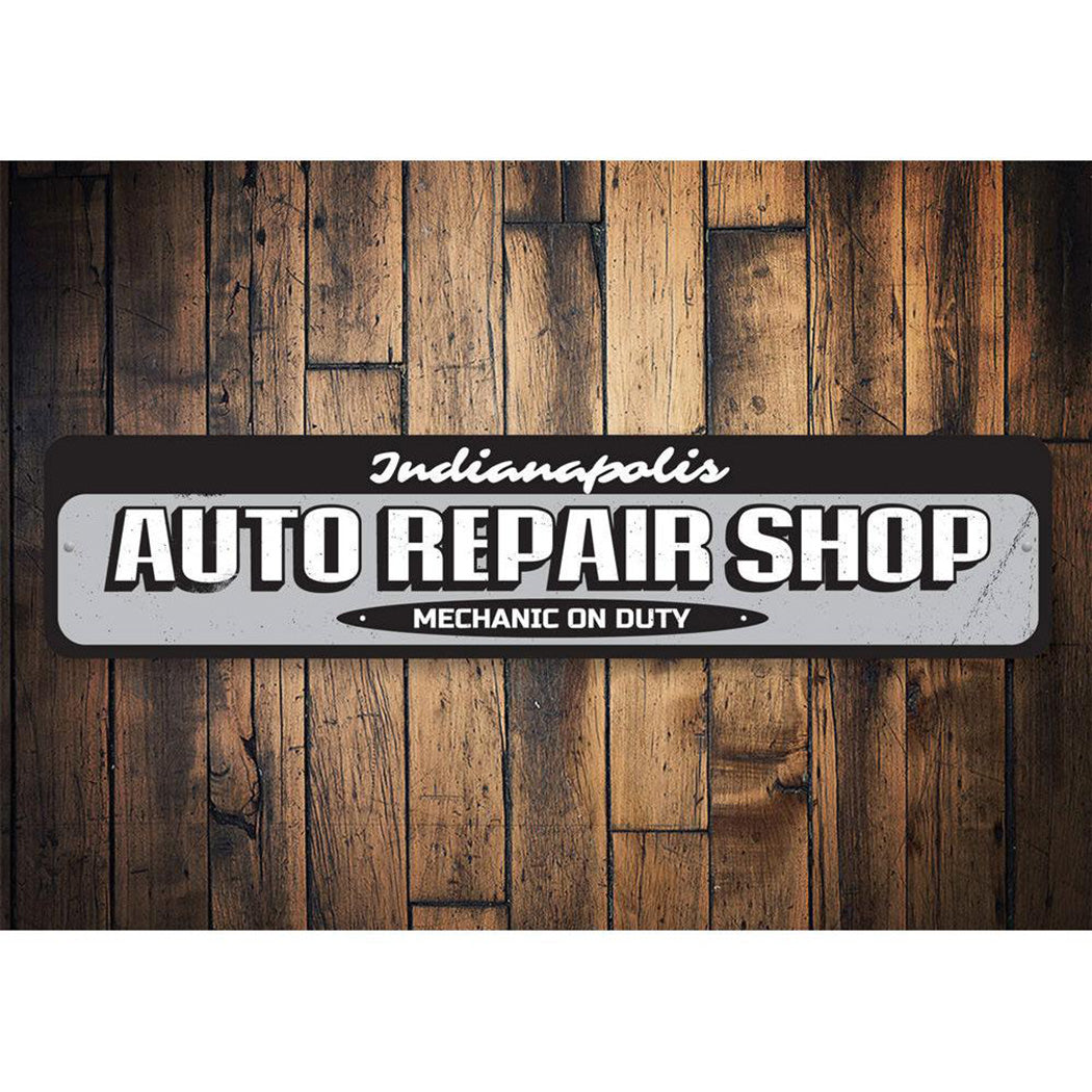 Auto Repair Shop Sign