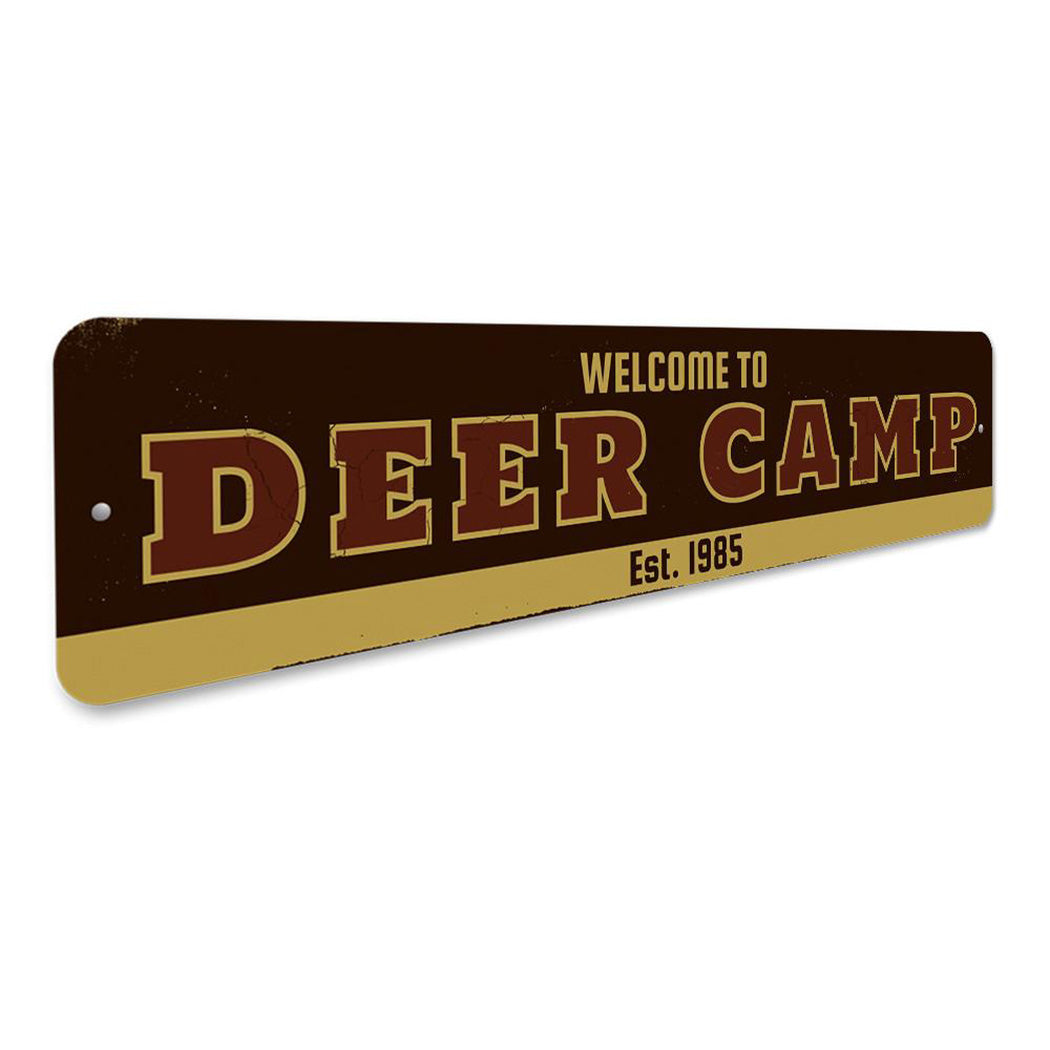 Welcome Deer Camp Sign