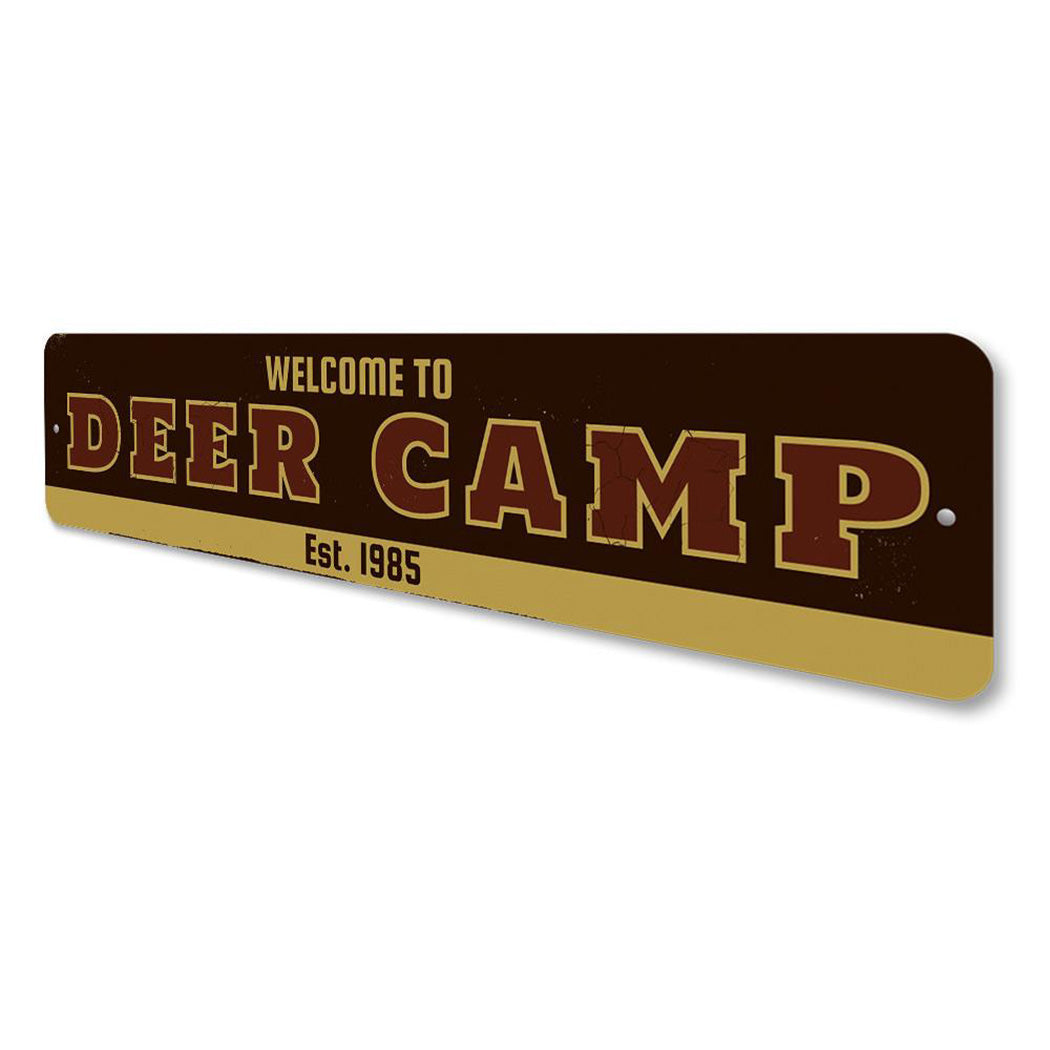 Welcome Deer Camp Sign