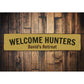 Welcome Hunters Sign