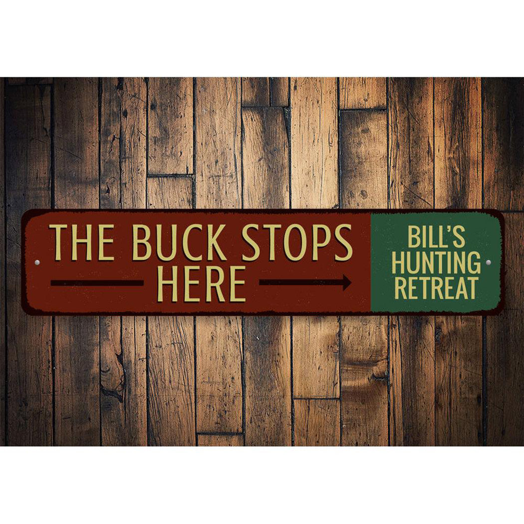 Buck Stops Here Sign
