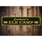 Elk Camp Sign