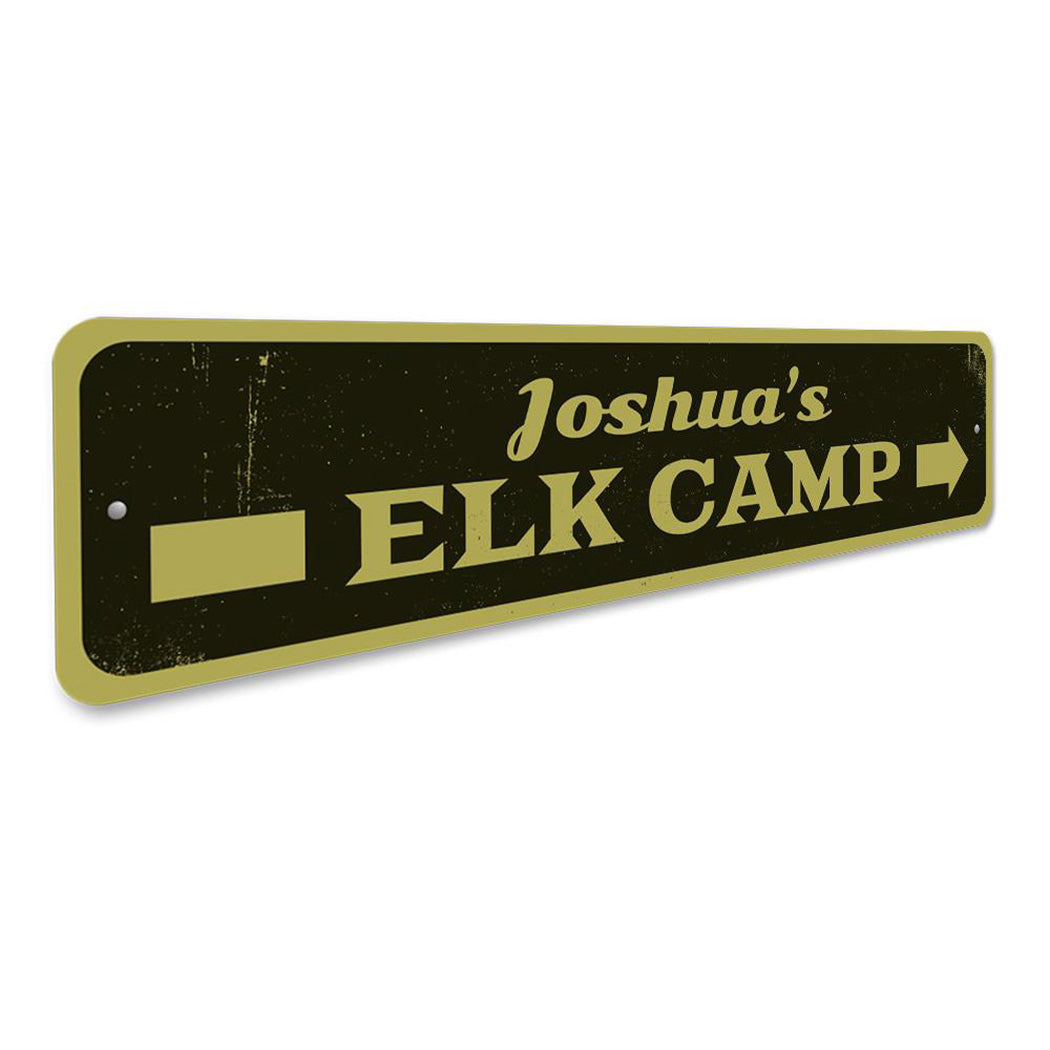Elk Camp Sign