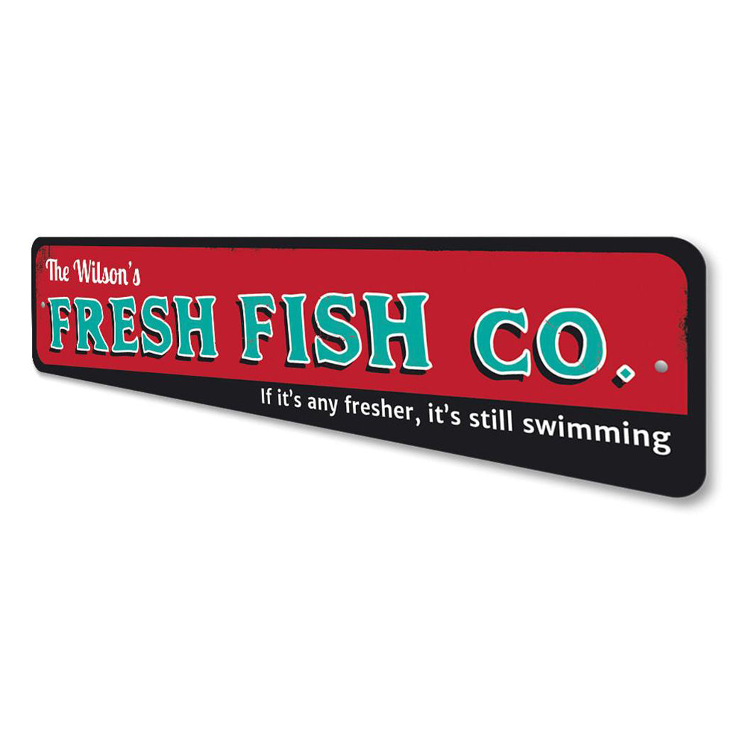 Fresh Fish Company Sign