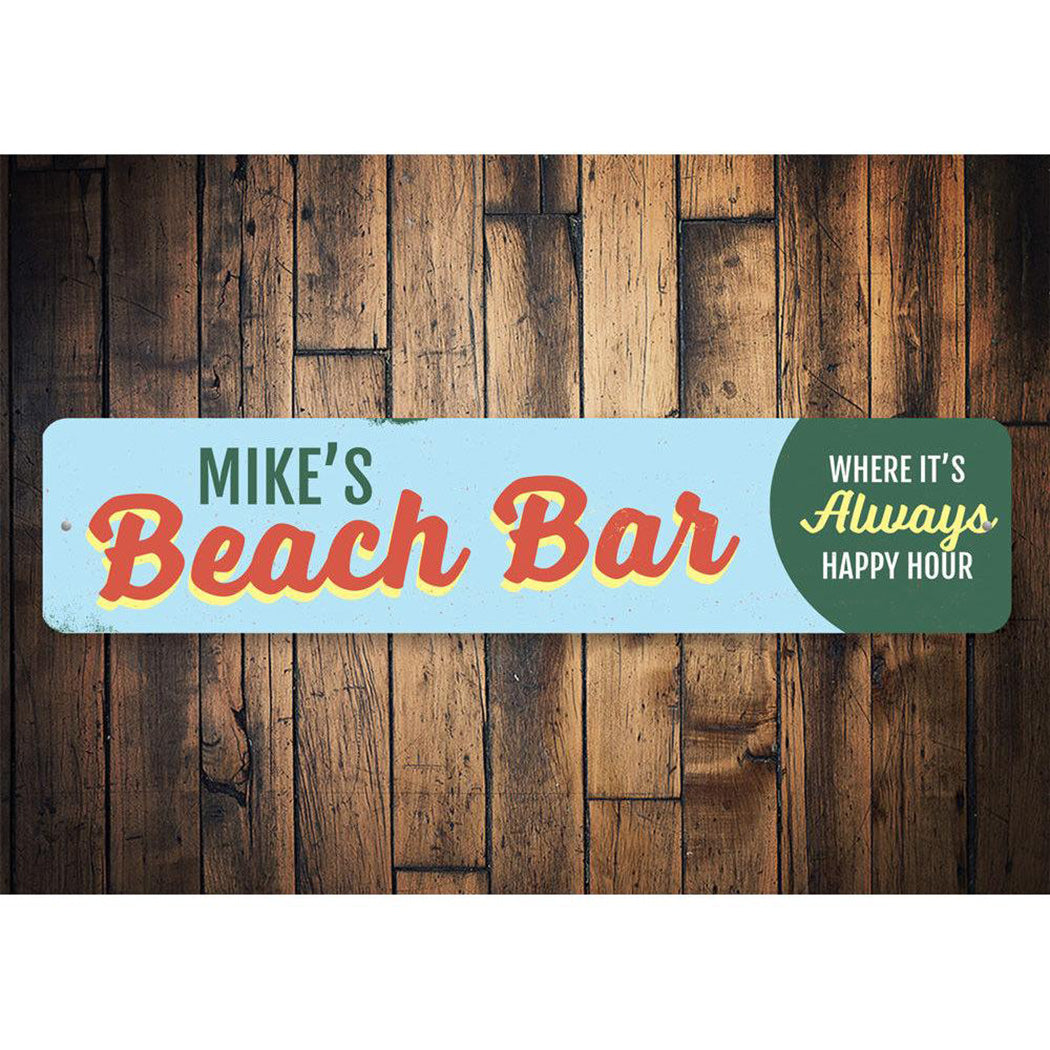 Beach Bar Name Sign