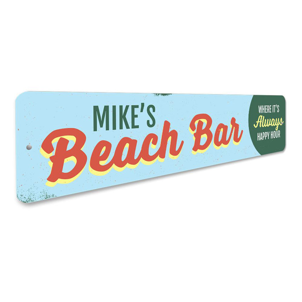 Beach Bar Name Sign