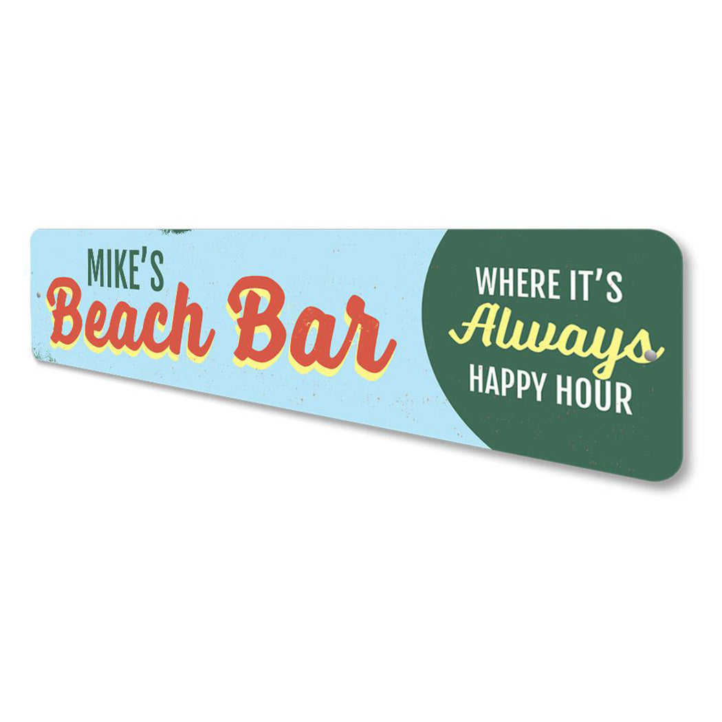 Beach Bar Name Sign