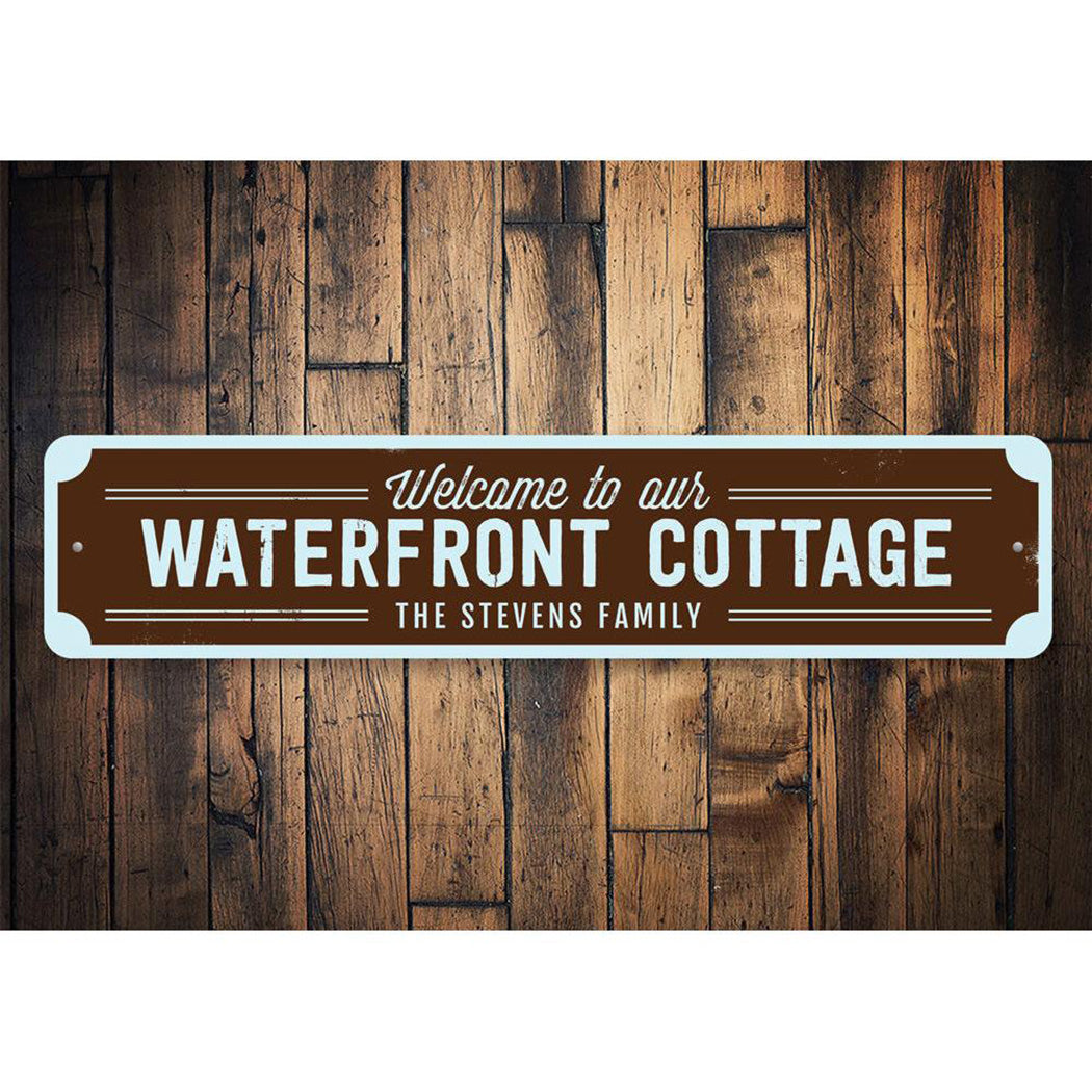 Waterfront Cottage Sign