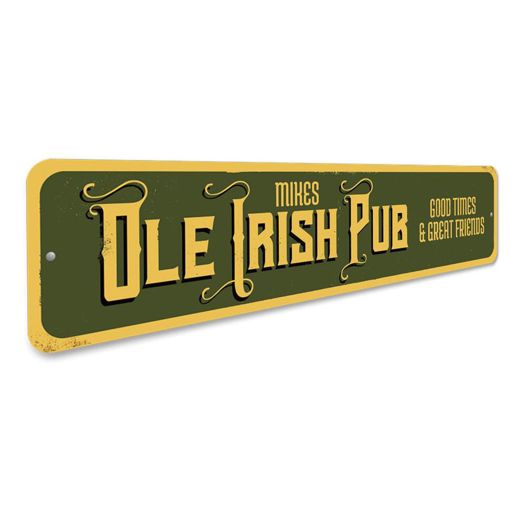 Ole Irish Pub Sign