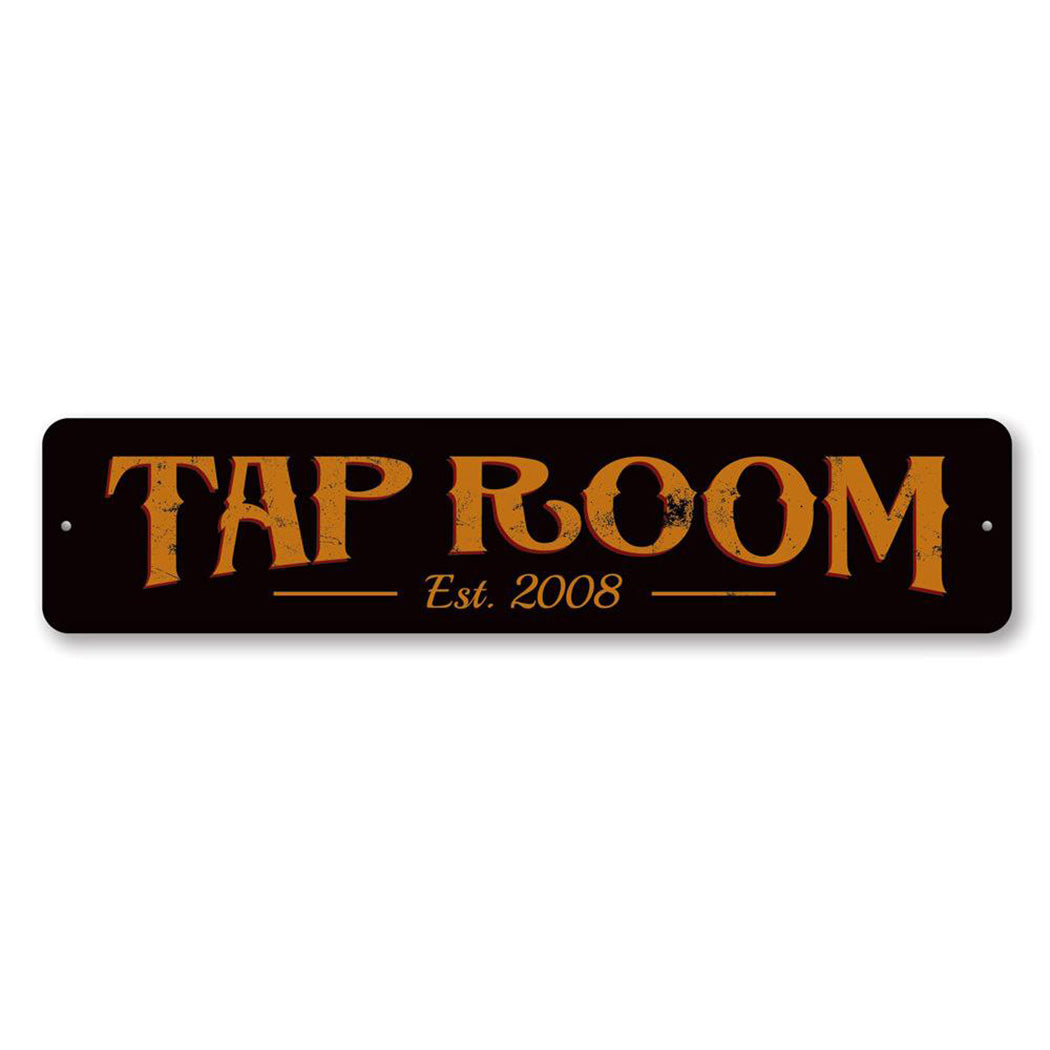Tap Room Established Sign