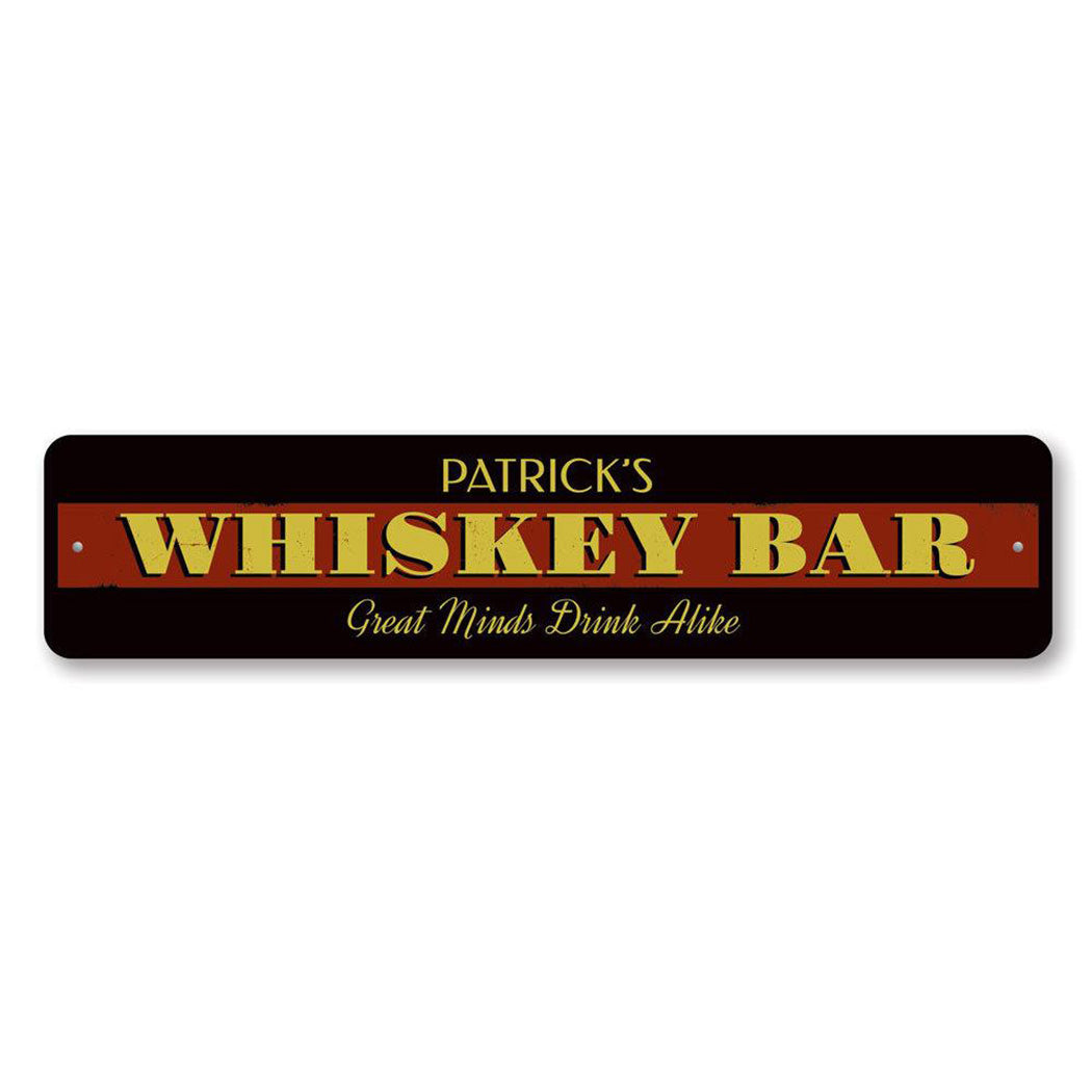 Whiskey Metal Sign