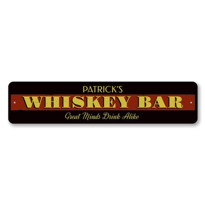 Whiskey Metal Sign