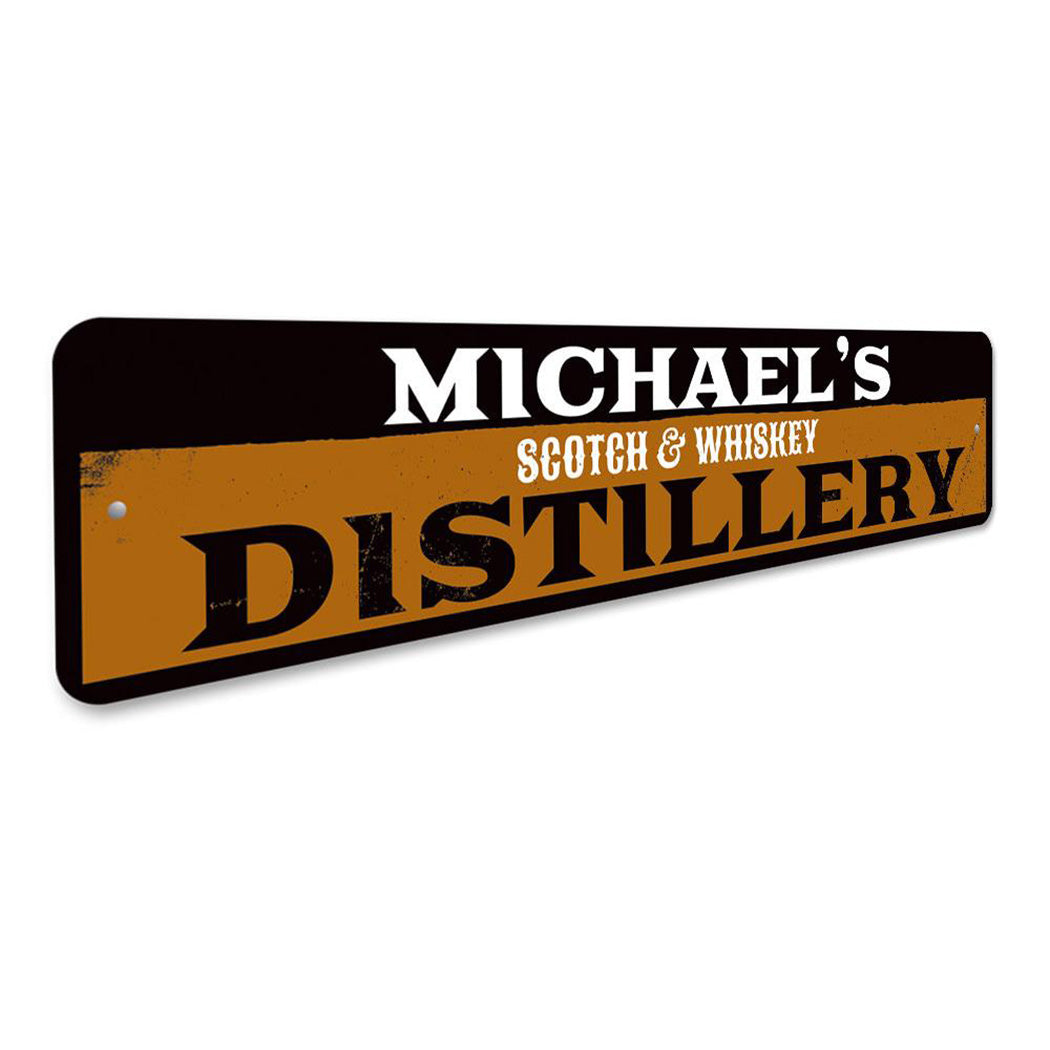 Scotch Distillery Sign