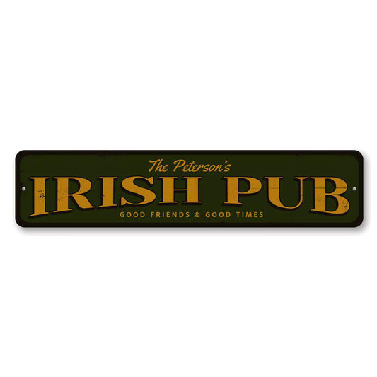 Vintage Irish Pub Sign