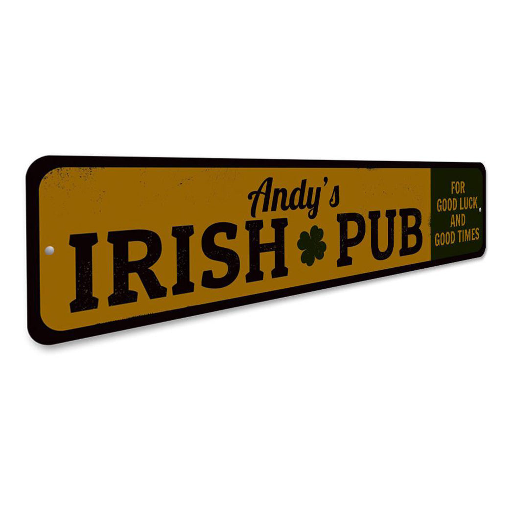 Irish Pub Shamrock Sign