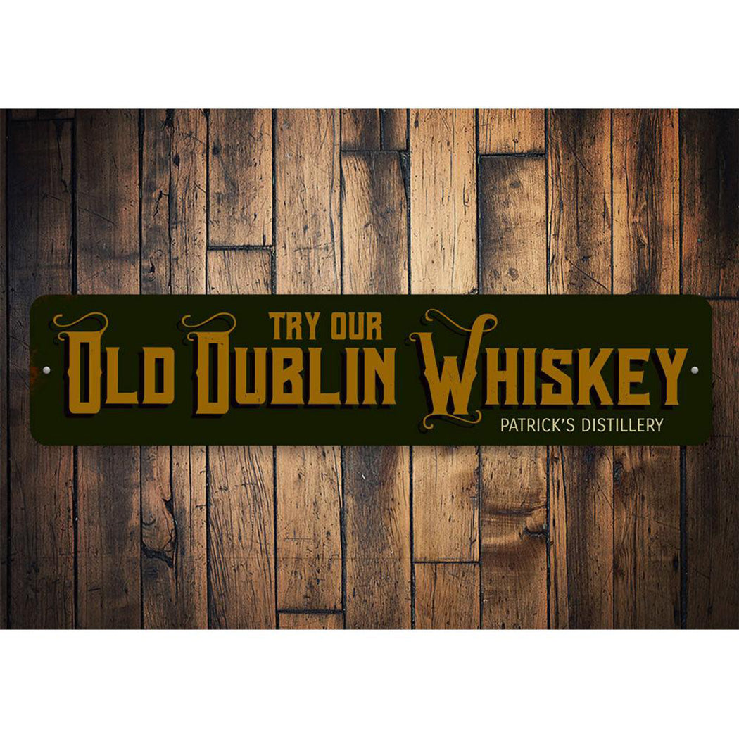 Old Dublin Whiskey Sign