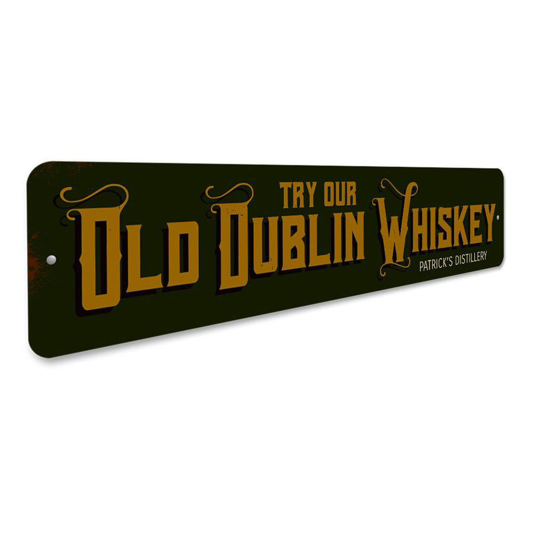 Old Dublin Whiskey Sign