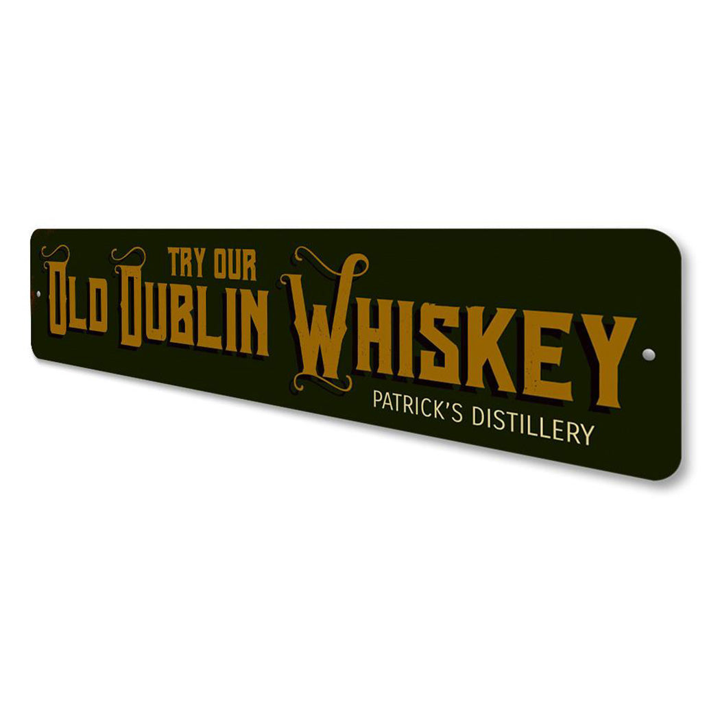 Old Dublin Whiskey Sign