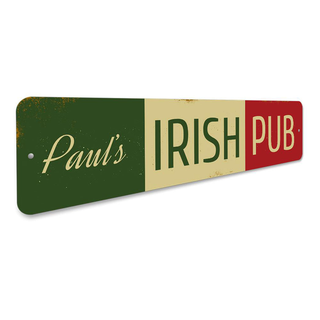 Irish Pub Name Sign