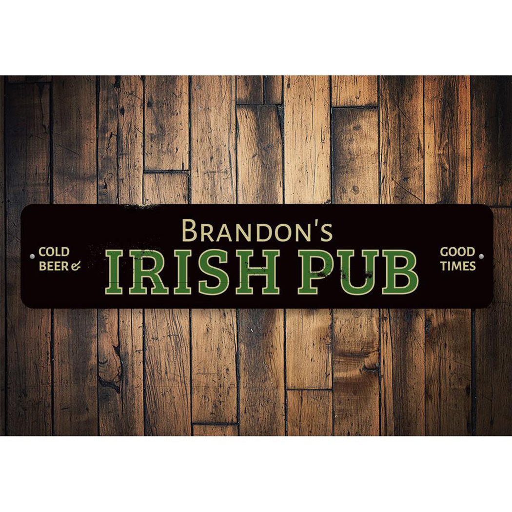 Irish Pub Good Times Sign