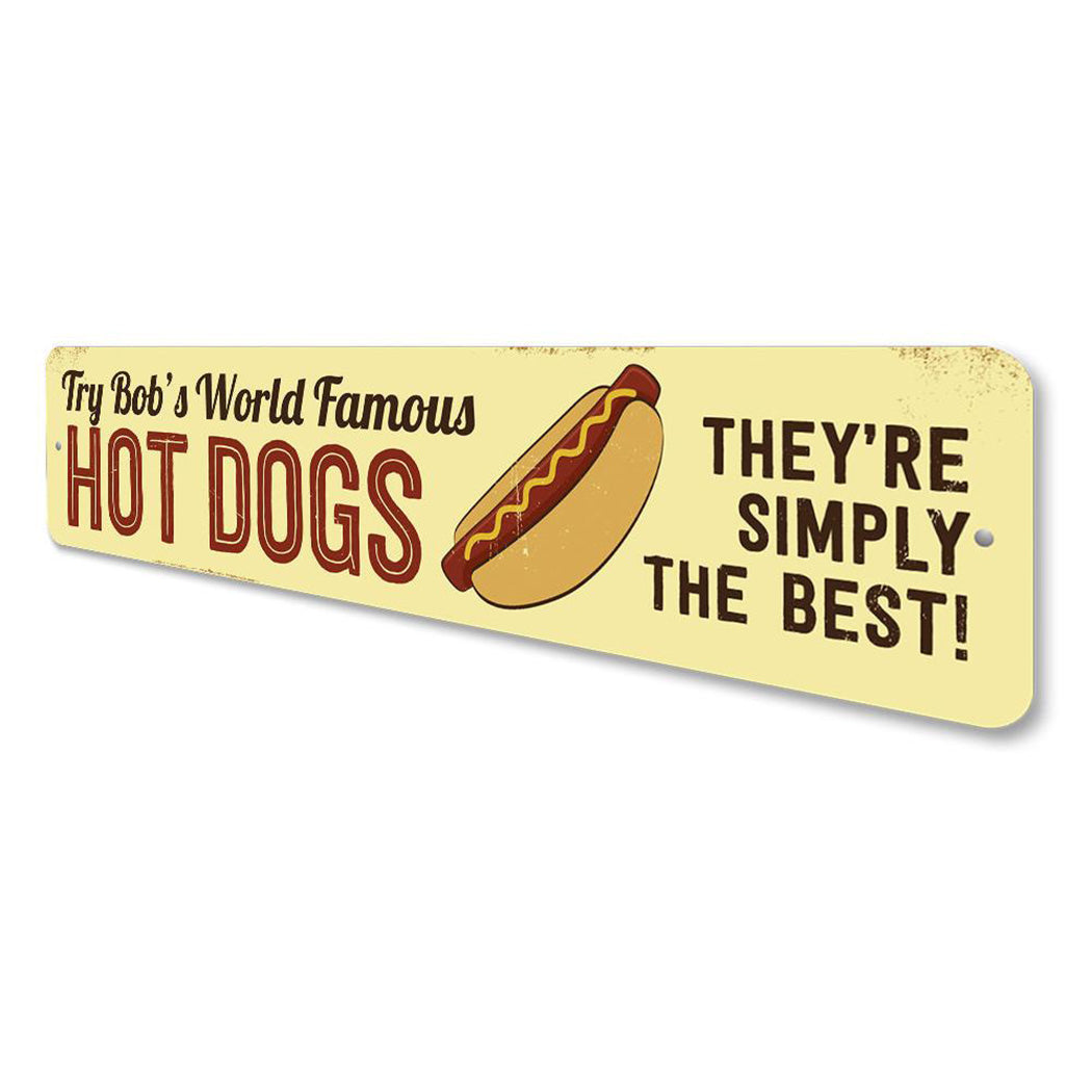 World Famous Hot Dogs Sign