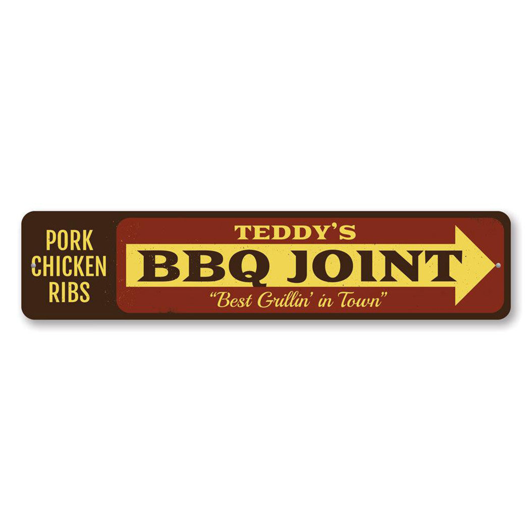 BBQ Joint Metal Sign