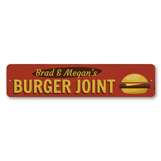 Burger Joint Metal Sign