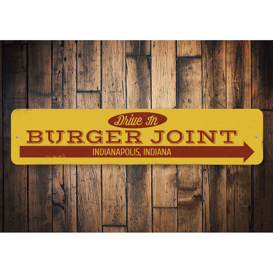 Drive In Burger Joint Sign