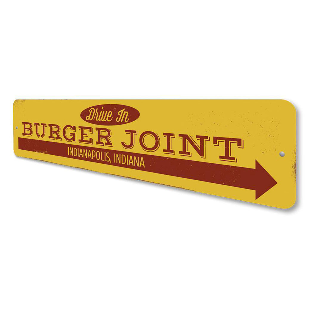 Drive In Burger Joint Sign