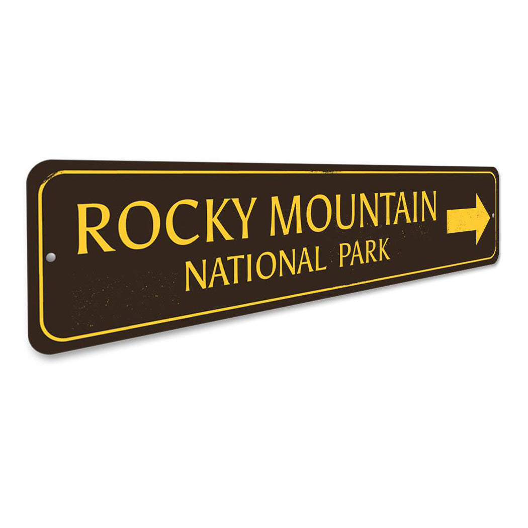 National Park Directional Arrow Sign