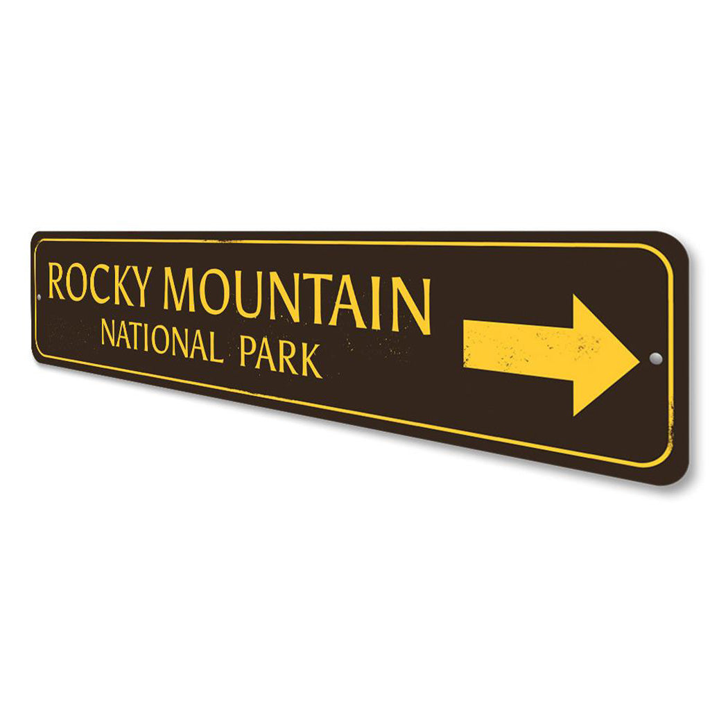 National Park Directional Arrow Sign