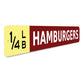 Quarter Lb Hamburger Sign