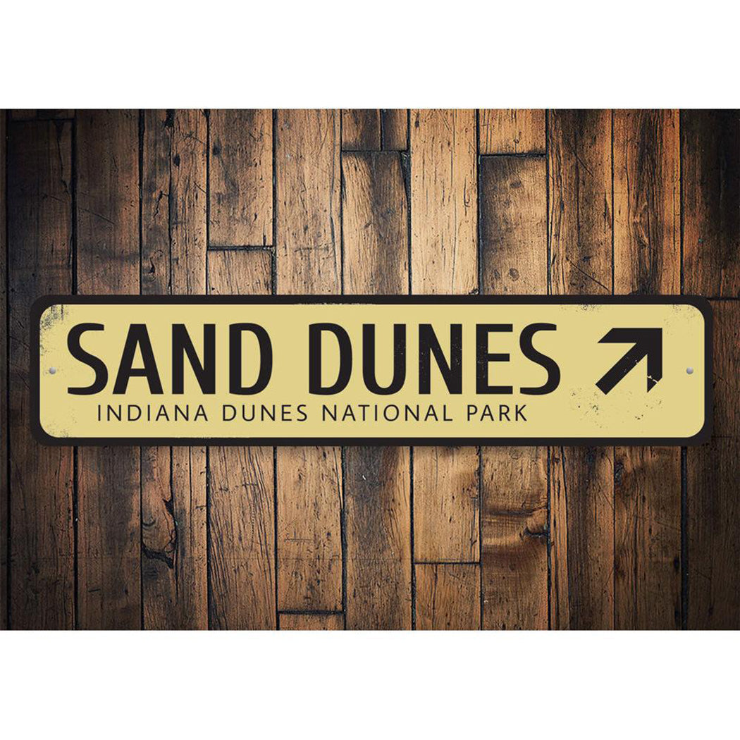 Sand Dunes Sign