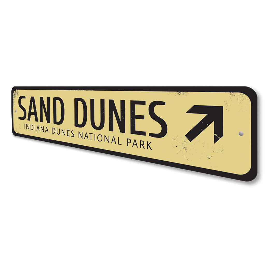 Sand Dunes Sign