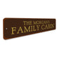 Family Name Cabin Sign