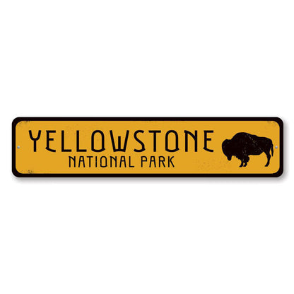 Buffalo National Park Metal Sign