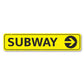 Subway Metal Sign