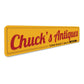 Personalized Antiques Sign