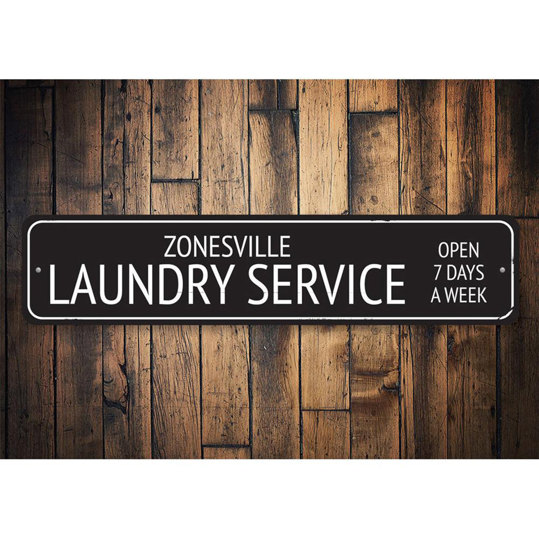 Laundry Service Sign