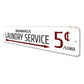 Laundry Service 5 Cents Sign