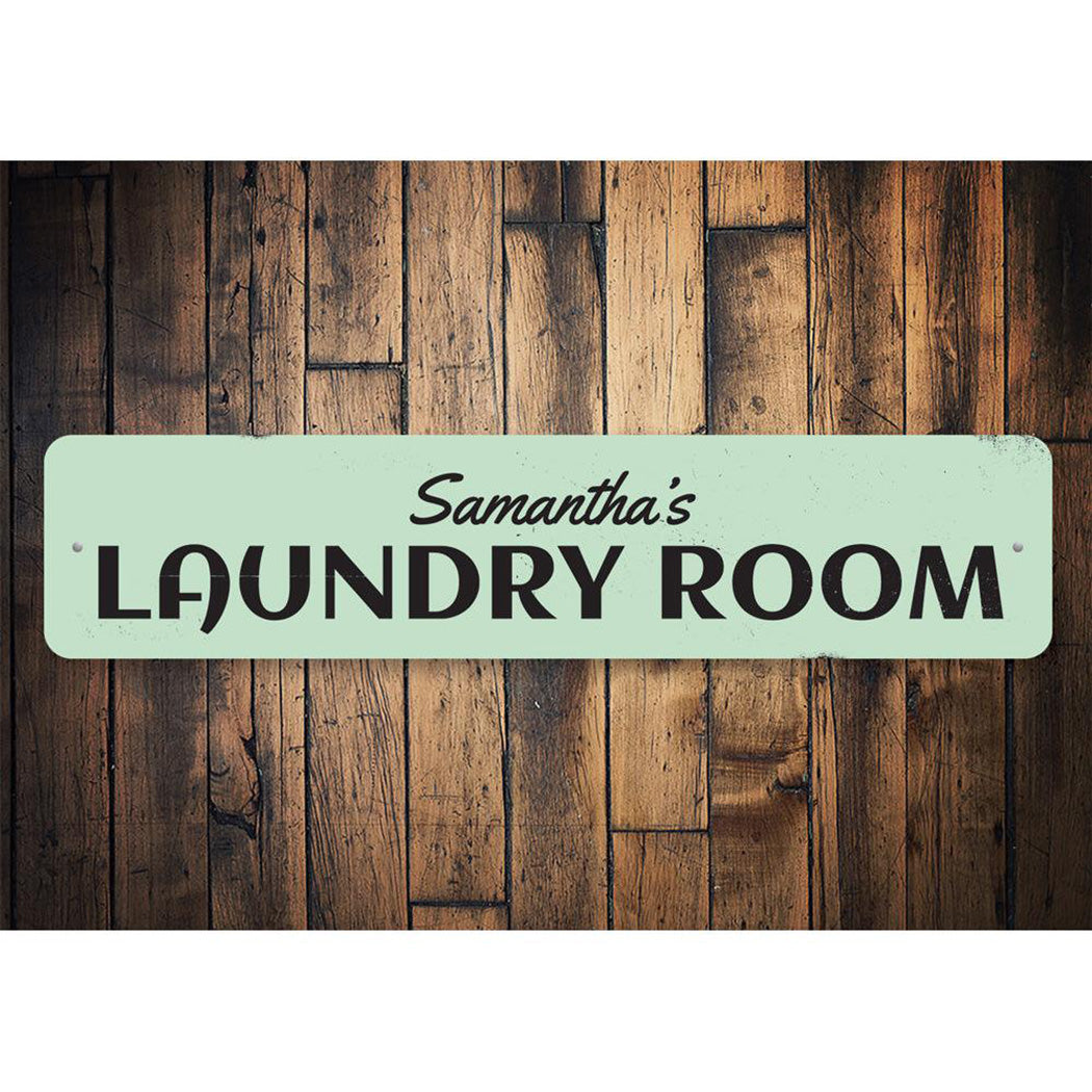 Laundry Room Name Sign