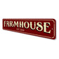 Farmhouse Established Date Sign