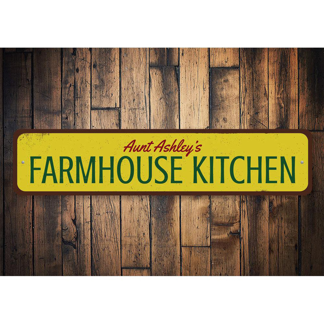 Farmhouse Kitchen Name Sign